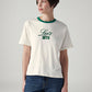 Women's Graphic Print Relaxed Fit T-Shirt - Front View