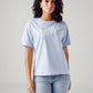 Women's Logo Printed Relaxed Fit T-Shirt - Front View