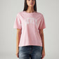 Women's Logo Printed Relaxed Fit T-Shirt - Front View