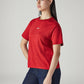 Women's Solid Relaxed Fit T-Shirt - Side View