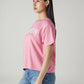 Women's Logo Printed Regular Fit T-Shirt - Side View
