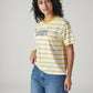 Women's Striped Regular Fit T-Shirt - Styleshot View
