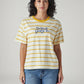 Women's Striped Regular Fit T-Shirt - Front View