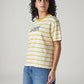 Women's Striped Regular Fit T-Shirt - Side View