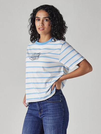levi's Women's Striped Regular Fit T-Shirt-picture-30