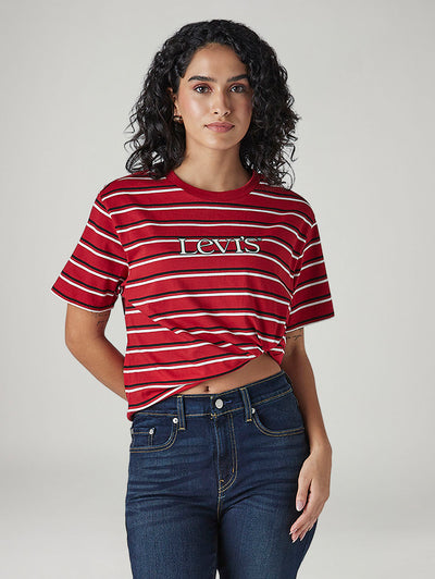 levi's Women's Striped Regular Fit T-Shirt-picture-26