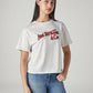 Women's Typography Printed Loose Fit T-Shirt - Styleshot View