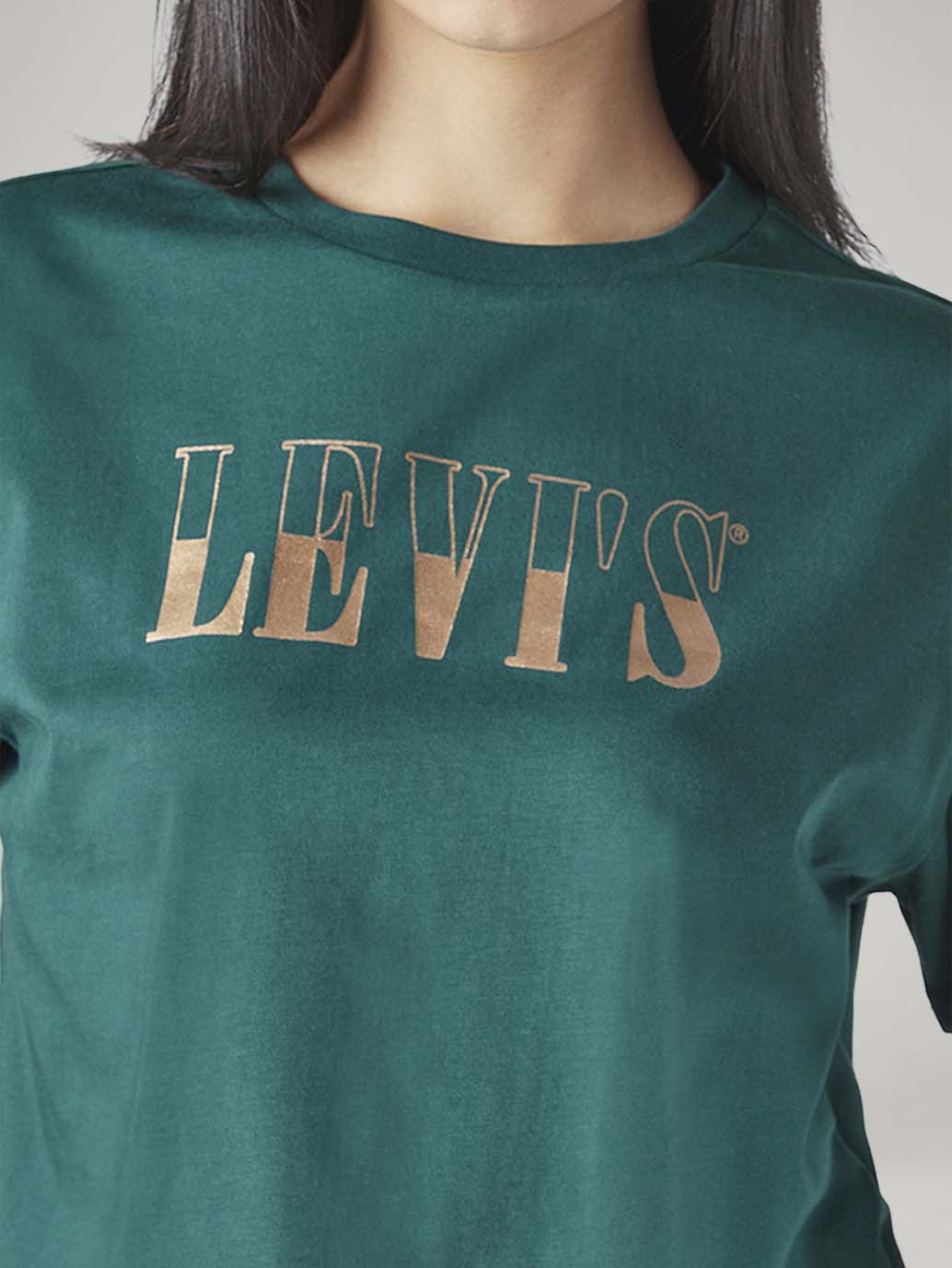 Women's Typography Printed Loose Fit T-Shirt - 20 View
