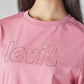 Women's Typography Printed Loose Fit T-Shirt - Detail View