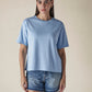 Women's Solid Crew Neck Relaxed Fit Interlock T-Shirt - faacf60b-da33-424d-aa91-2d72ee37f302 View