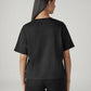 Women's Solid Crew Neck Relaxed Fit Interlock T-Shirt - 20 View