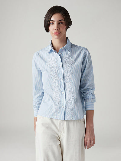 Women's Striped Regular Fit Shirt