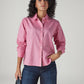 Women's Solid Regular Fit Oxford Shirt - Styleshot View