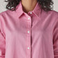 Women's Solid Regular Fit Oxford Shirt - Detail View