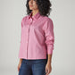 Women's Solid Regular Fit Oxford Shirt - Side View