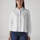 Women's Solid Regular Fit Oxford Shirt - Front View