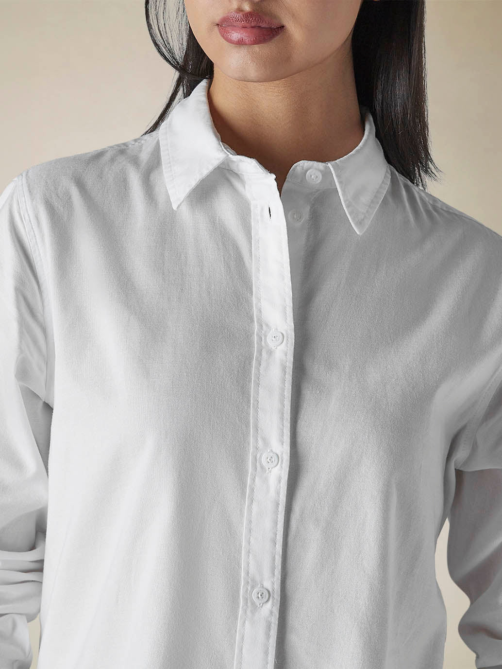 Women's Solid Regular Fit Oxford Shirt - 6f9352c6-9ede-47e9-931a-b67c7f576152 View