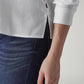 Women's Solid Regular Fit Oxford Shirt - detail View