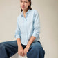 Women's Cotton Regular Fit Solid Oxford Shirt - Styleshot View
