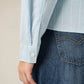 Women's Cotton Regular Fit Solid Oxford Shirt - Detail View