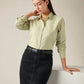 Women's Cotton Regular Fit Solid Oxford Shirt - Styleshot View