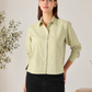 Women's Cotton Regular Fit Solid Oxford Shirt - Ai View