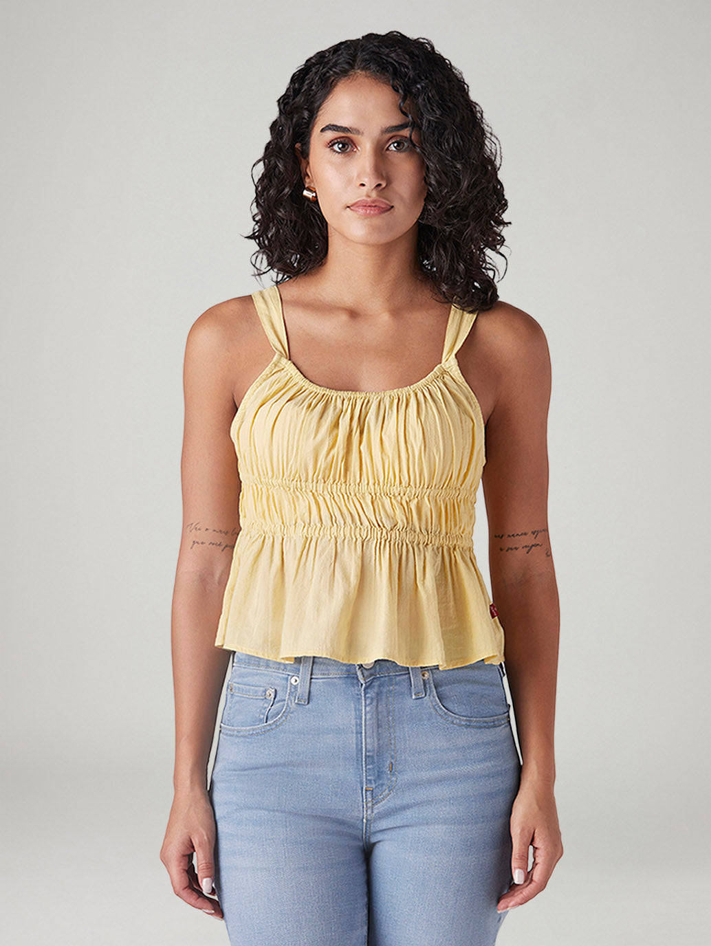 Women's Solid Regular Fit Strappy Top - 20 View