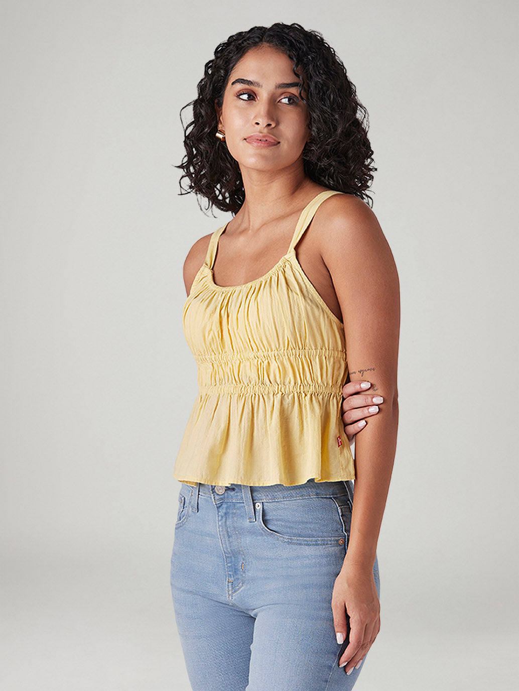 Women's Solid Regular Fit Top - Side View