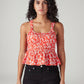 Women's Floral Regular Fit Top - Front View