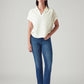 Women's Solid Relaxed Fit Linen Top - Styleshot View