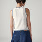 Women's Pin Striped Slim Fit T-Shirt - Back View