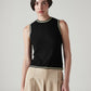 Women's Self Design Slim Fit T-Shirt - Front View