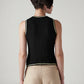 Women's Self Design Slim Fit T-Shirt - Back View