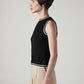 Women's Self Design Slim Fit T-Shirt - Side View