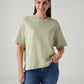 Women's Embroidered Relaxed Fit Oversize T-Shirt - Styleshot View