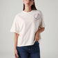 Women's Embroidered Relaxed Fit Oversize T-Shirt - Styleshot View