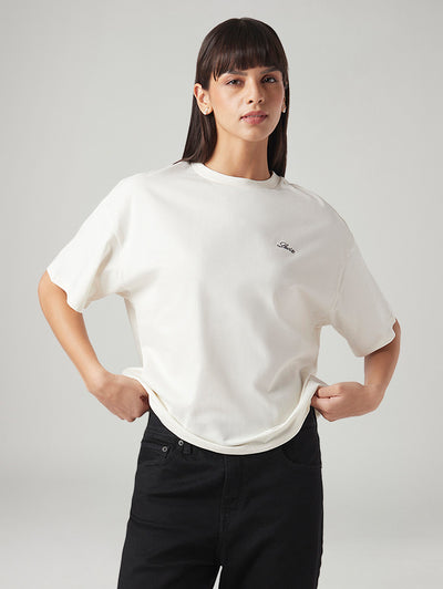 Women's Graphic Print Relaxed Fit Oversized T-Shirt-image-4