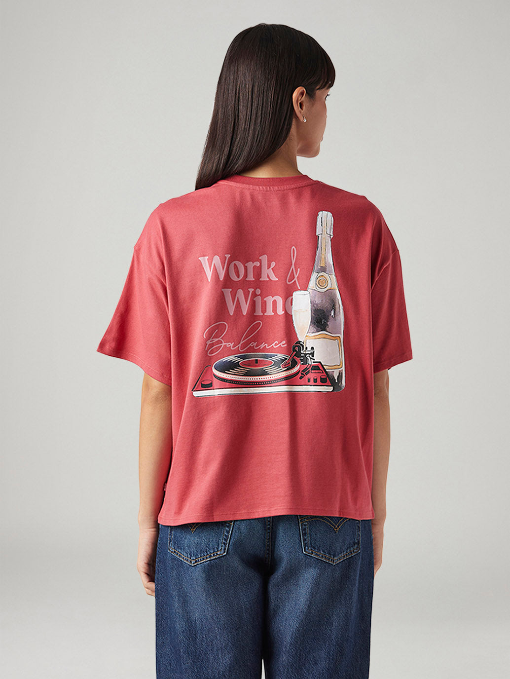 Women's Graphic Print Relaxed Fit Oversized T-Shirt – Levis India
