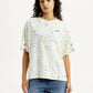 Women's Tie-Dye Multi Color Relaxed Fit T-shirt - Front View
