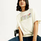 Women's Brand Logo Relaxed Fit T-shirt - Elevated View