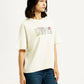 Women's Brand Logo Relaxed Fit T-shirt - Side View