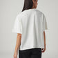 Women's Graphic Print Relaxed Fit Oversized T-Shirt - Back View