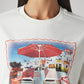 Women's Graphic Print Relaxed Fit Oversized T-Shirt - Detail View