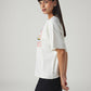 Women's Graphic Print Relaxed Fit Oversized T-Shirt - Side View