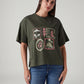 Women's Graphic Print Relaxed Fit Oversized T-Shirt - Styleshot View