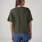 Women's Graphic Print Relaxed Fit Oversized T-Shirt - Back View
