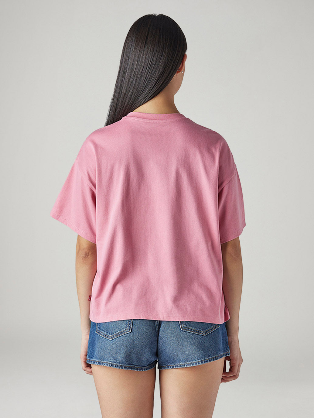 Women's Graphic Print Relaxed Fit T-Shirt - Back View