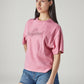 Women's Graphic Print Relaxed Fit T-Shirt - Side View
