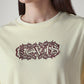 Women's Embroidered Relaxed Fit T-Shirt - Detail View