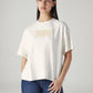 Women's Logo Printed Relaxed Fit T-Shirt - Front View